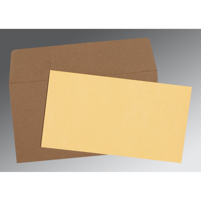 CREAM MATTE PERSONAL CARDS : P-0021 - IndianWeddingCards
