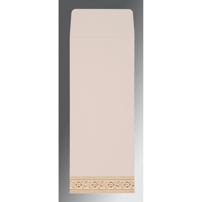 PEARL WOOLY SCREEN PRINTED WEDDING INVITATION : IN-8220D - IndianWeddingCards