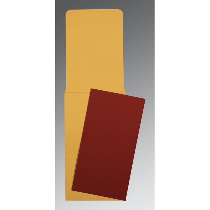 MAROON MATTE PERSONAL CARDS : P-0041 - IndianWeddingCards
