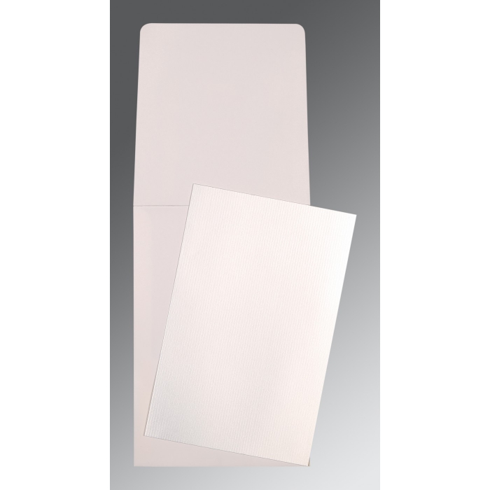 SILVER SHIMMERY PERSONAL INVITATIONS : P-0008 - IndianWeddingCards