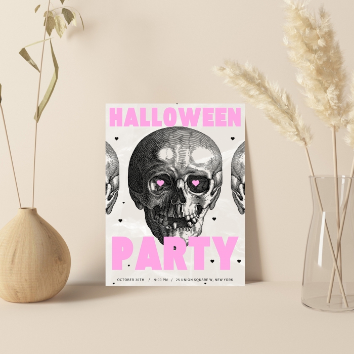 WHITE MATTE WEDDING INVITATION : HEART-HAUNT - IndianWeddingCards