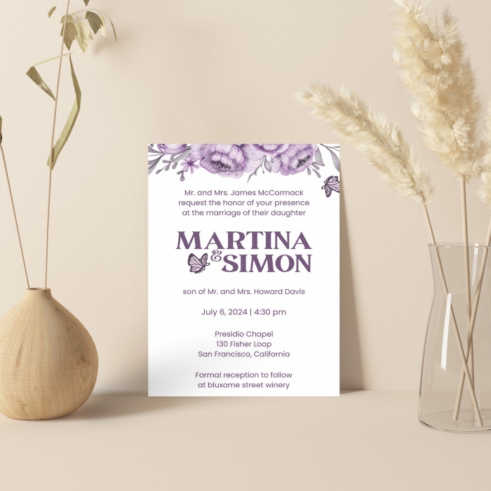 WHITE MATTE WEDDING INVITATION : SWEET-MINT - IndianWeddingCards