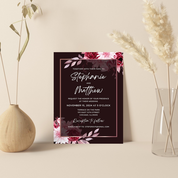 WHITE MATTE WEDDING INVITATION : VELVET-TOUCH - IndianWeddingCards