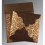 BROWN SHIMMERY BUTTERFLY THEMED - SCREEN PRINTED WEDDING CARD : CIN-8235K - IndianWeddingCards