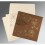 BROWN SHIMMERY SCREEN PRINTED WEDDING INVITATION : CIN-8251F - IndianWeddingCards