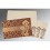 BROWN SHIMMERY SCREEN PRINTED WEDDING CARD : CRU-8239C - IndianWeddingCards