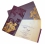 PURPLE SHIMMERY FLORAL THEMED - SCREEN PRINTED WEDDING CARD : CRU-8259F - IndianWeddingCards