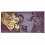 PURPLE SHIMMERY FLORAL THEMED - SCREEN PRINTED WEDDING CARD : CRU-8259F - IndianWeddingCards