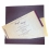 PURPLE SHIMMERY FLORAL THEMED - SCREEN PRINTED WEDDING CARD : CRU-8259F - IndianWeddingCards