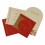 RED MATTE SCREEN PRINTED WEDDING CARD : CRU-8264D - IndianWeddingCards