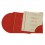 RED MATTE SCREEN PRINTED WEDDING CARD : CRU-8264D - IndianWeddingCards