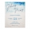 WHITE MATTE SCREEN PRINTED WEDDING INVITATION : COCEAN-SPRAY - IndianWeddingCards