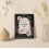 WHITE MATTE HOLIDAY CARDS : CH-MISCHIEF - IndianWeddingCards